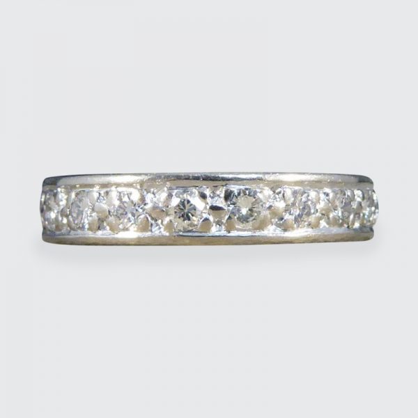Vintage 1.00ct Brilliant Cut Diamond Full Eternity Ring