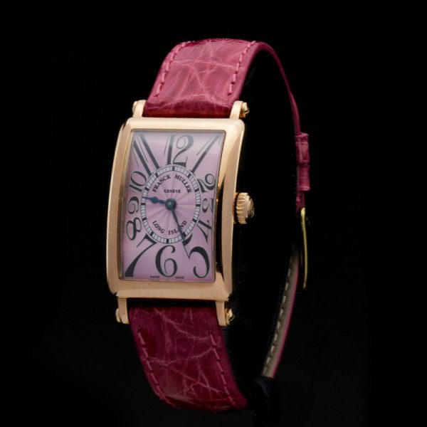Franck Muller 900 QZ Long Island 18ct Rose Gold Watch. Engraved Master of Complications, No 42