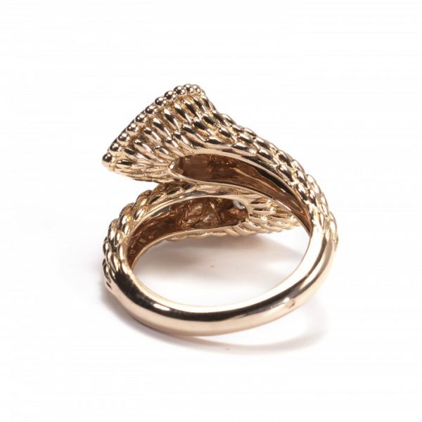 Boucheron Serpent Boheme Diamond Ring, 0.65 carats, 18ct gold. Signed and Numbered