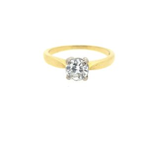 0.63ct Single Stone Diamond Solitaire Engagement Ring in 18ct Gold