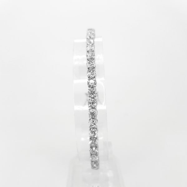 Diamond Line Bracelet, 11.10 carats, G colour, SI clarity, in 18ct white gold