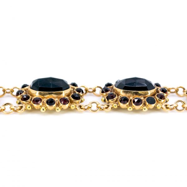 Vintage Garnet and Gold Bracelet