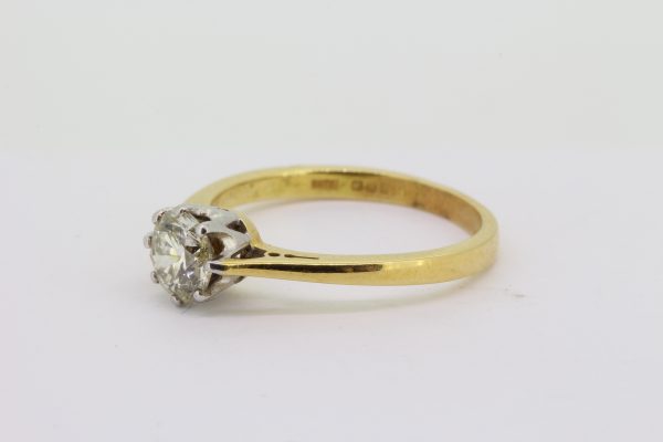 Classic 0.73ct Diamond Solitaire Engagement Ring in 18ct Gold