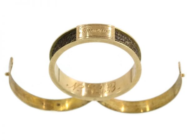 Antique Victorian 18ct Gold Souvenir Ring