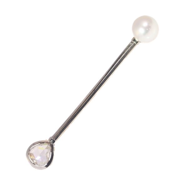 natural pearl pin