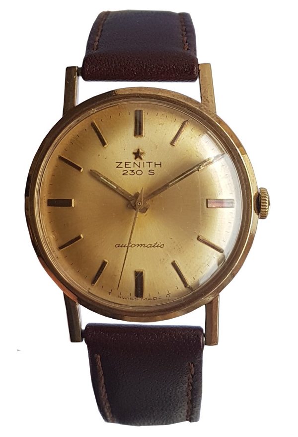 Vintage Zenith 230 S Automatic 9ct Gold Watch, Circa 1965