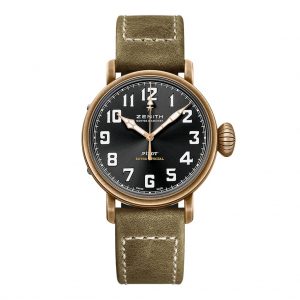 Zenith Pilot Type 20 Extra Special Automatic Watch, with bronze case, Model 29.1940.679/21.C800. Brand New with box, papers and two year manufacturer warranty