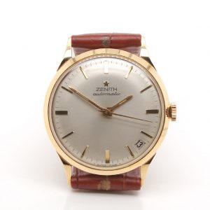 Vintage Zenith 18ct Gold Automatic Date Watch, Circa 1960s