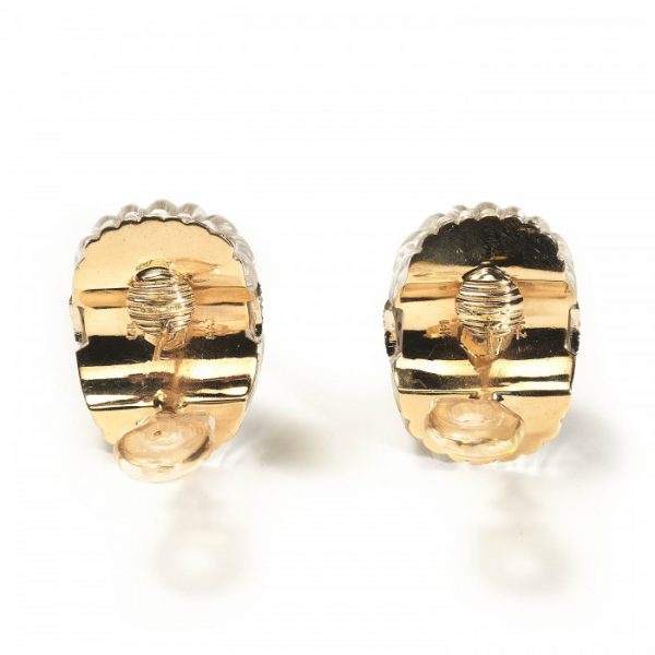 Carved Rock Crystal and Diamond Earrings by Maz
