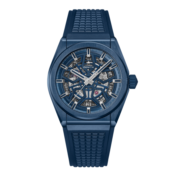 Brand New Defy Classic 41mm blue ceramic automatic wristwatch, with box papers and two year manufacturer warranty