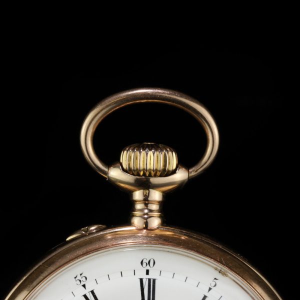 Pavel Buhre Antique Gold Presentation Hunter Case Pocket Watch; Highness No 128735, 14ct yellow gold standard case, mechanical hand winding movement, 19th century Circa 1890s