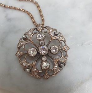 Antique Victorian Diamond Pendant