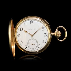 Antique Vacheron and Constantin 14ct Gold Pocket Watch, Retailed by Carl Ranch, KJΦBENHAVN (SIC). Made in Switzerland, Circa 1918