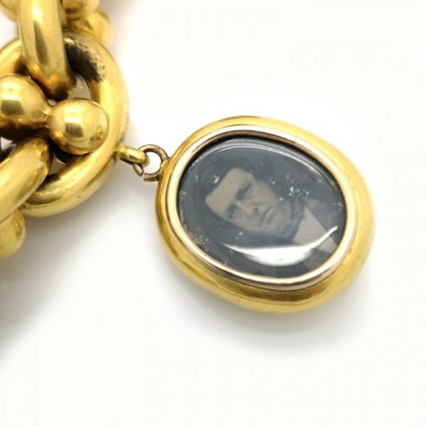 Antique Victorian Gold Nautical Locket Bracelet, Circa 1875