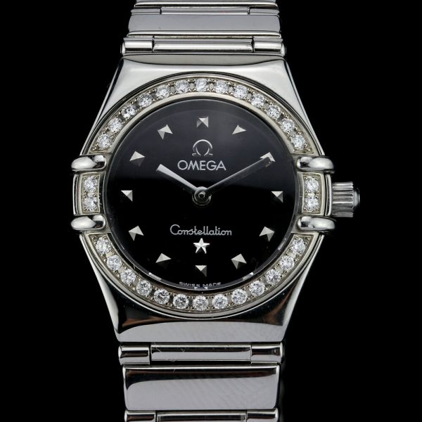 Omega Constellation My Choice Quartz Watch with Diamond Bezel