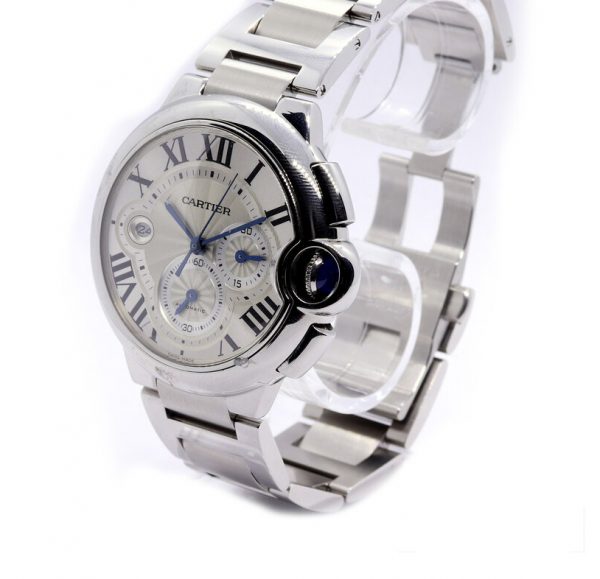 Cartier Ballon Bleu 3109 Stainless Steel 44mm Automatic Chronograph Watch