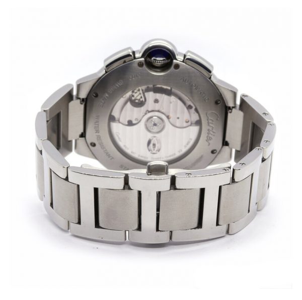Cartier Ballon Bleu 44mm Stainless Steel Automatic Chronograph Watch, Ref 3109
