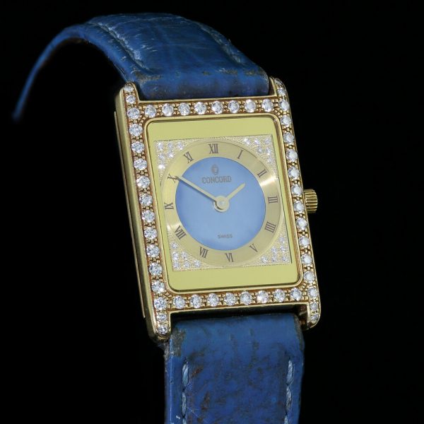 Concord Ladies 18ct Yellow Gold Quartz Wristwatch with Diamonds