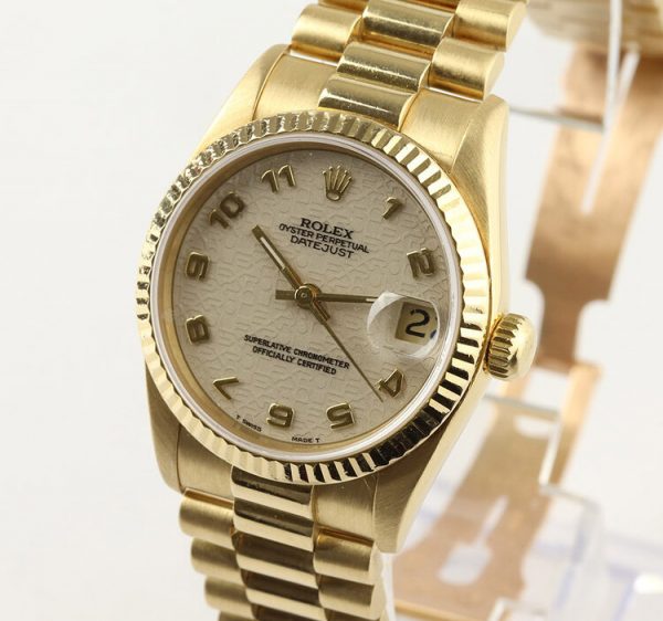 Rolex Datejust 18ct Yellow Gold 682781 Midsize 31mm Automatic Watch, Circa 1994