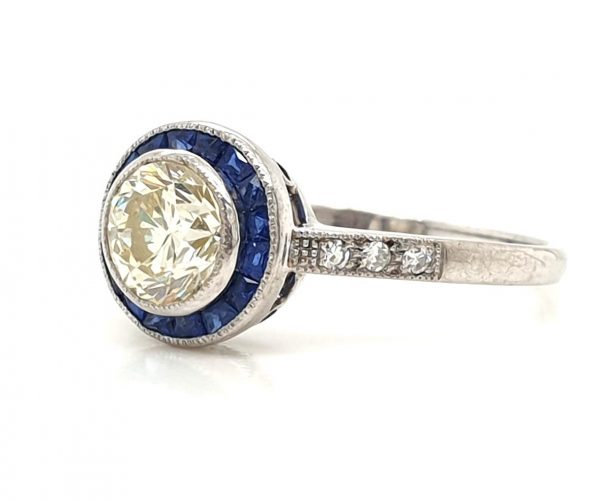 sapphire target ring