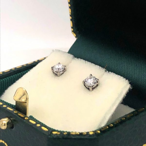 0.42ct Diamond Stud Earrings