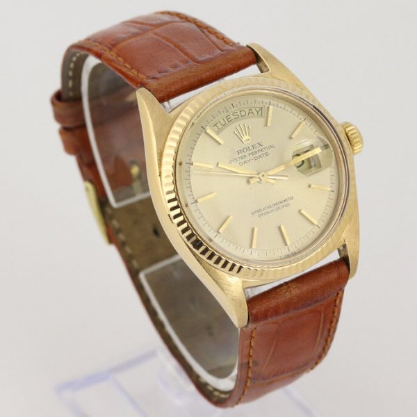Vintage Rolex Day Date 18ct Yellow Gold Automatic Watch, Ref 1803, Circa 1970s