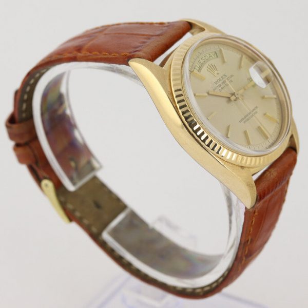 Vintage Rolex Day Date 18ct Yellow Gold Automatic Watch, Ref 1803, Circa 1970s
