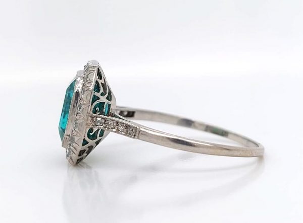 Art Deco emerald ring