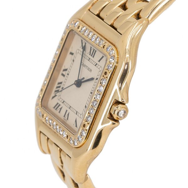 Cartier Panthere Rare Jumbo 18ct Yellow Gold and Diamond 29mm Quartz Watch, Circa 1990s