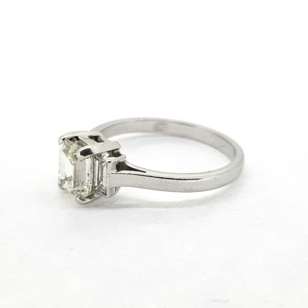 1.03ct Emerald Cut Diamond Ring