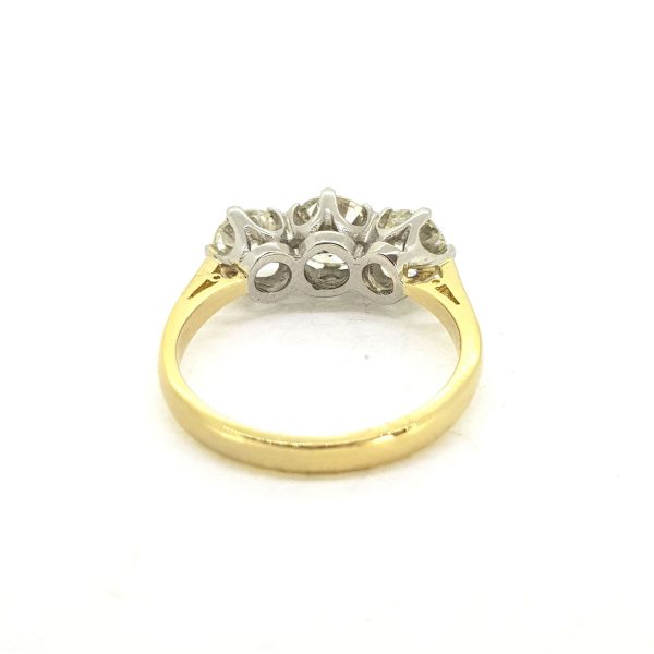 Diamond Three Stone Ring, 1.80 carats