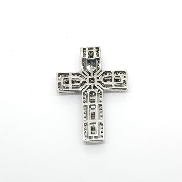 Diamond Cross Pendant, 1.54 carats
