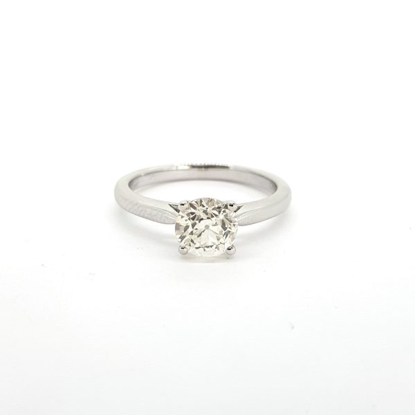 Diamond Solitaire Engagement Ring, 1.12 carats