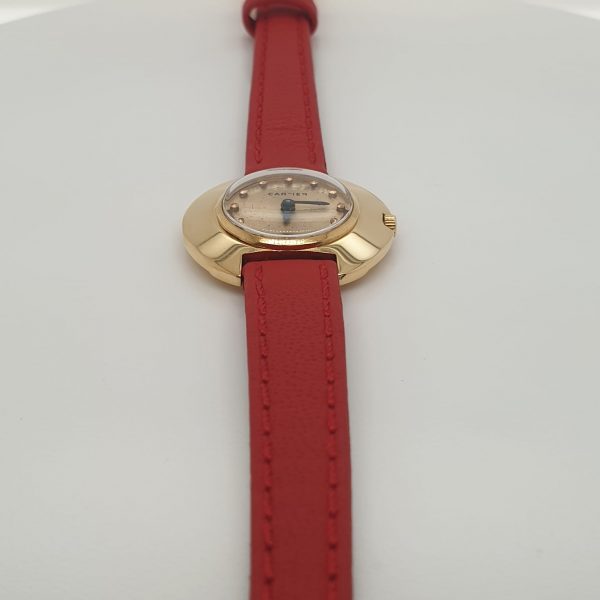 cartier watch vintage 18k gold