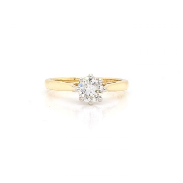 0.68ct Single Stone Diamond Solitaire Engagement Ring