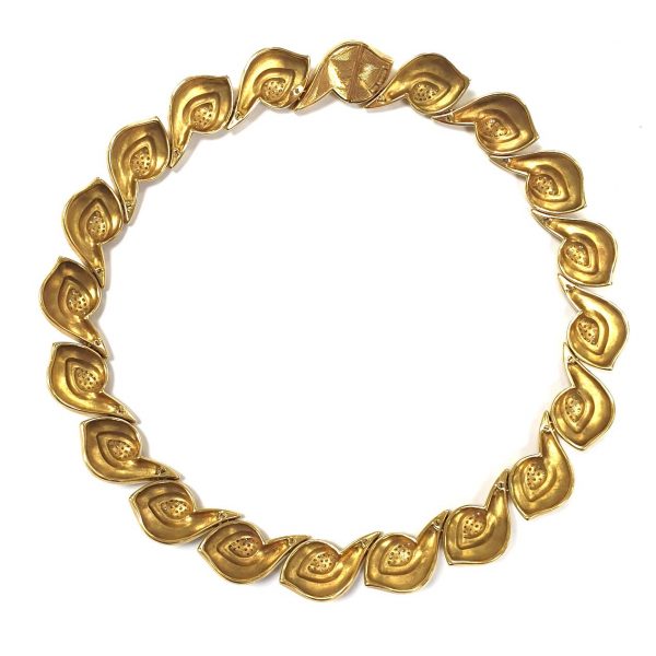 3.58ct Diamond 18ct Gold Necklace