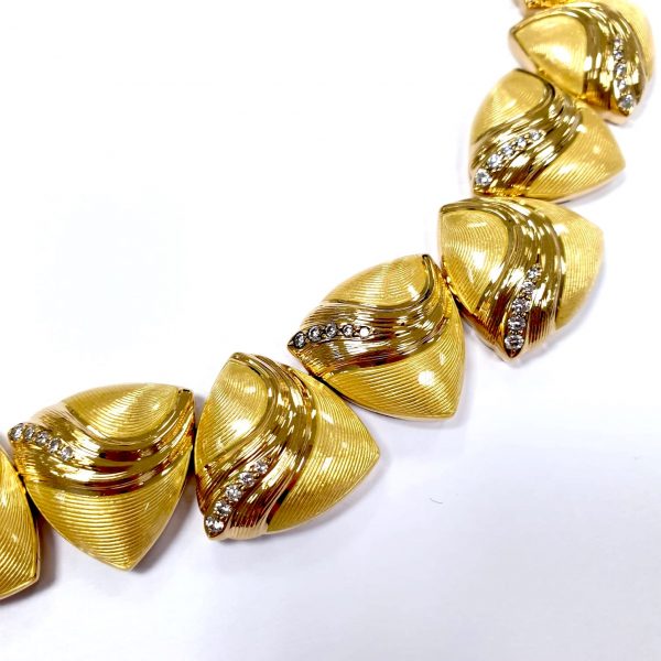 2.18ct Diamond 18ct Gold Necklace