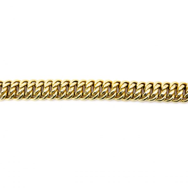 Vintage Double Curb Gold Bracelet