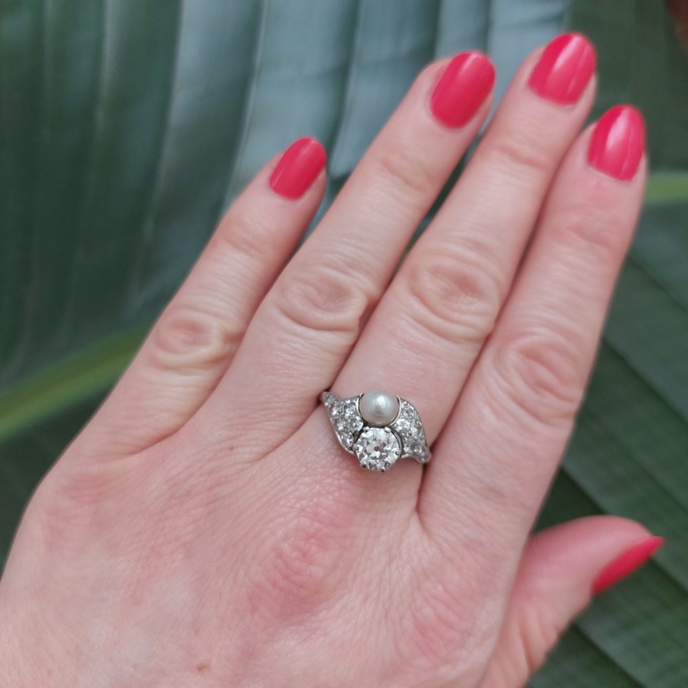 Belle diamond clearance ring