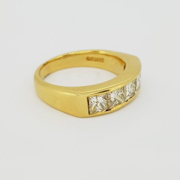 Princess Cut Diamond Five Stone Ring