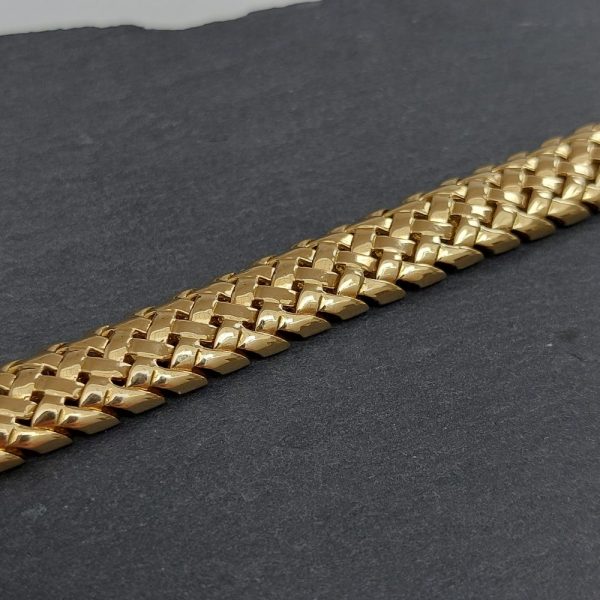 Tiffany and Co Vannerie 18ct Yellow Gold Bracelet