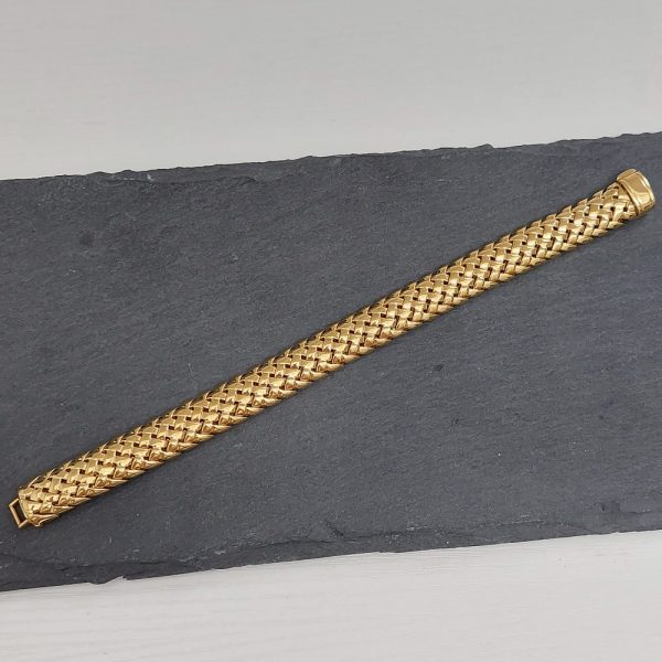 Tiffany and Co Vannerie 18ct Yellow Gold Bracelet