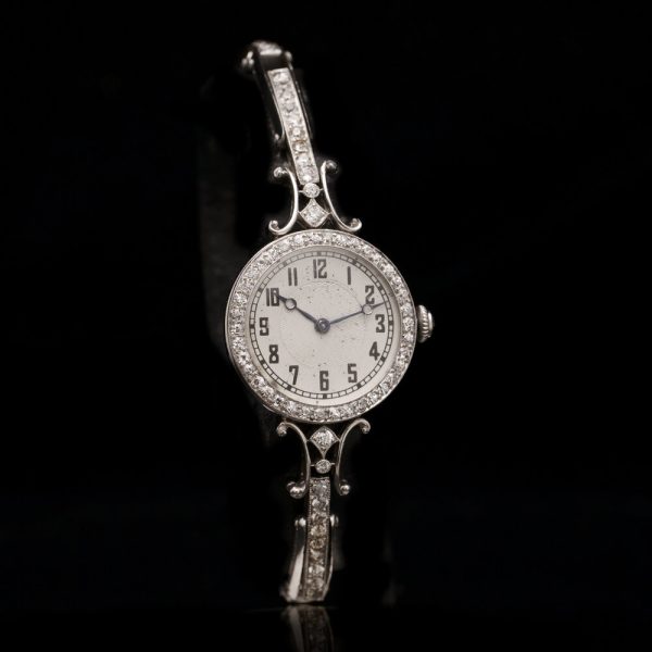 Art Deco Diamond Cocktail Watch by CH Meylan