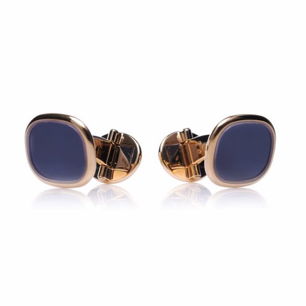 Vintage Patek Philippe Sapphire Crystal and 18ct Gold Cufflinks
