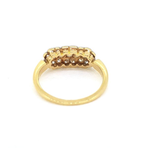 Diamond Cluster Ring in 18ct Yellow Gold