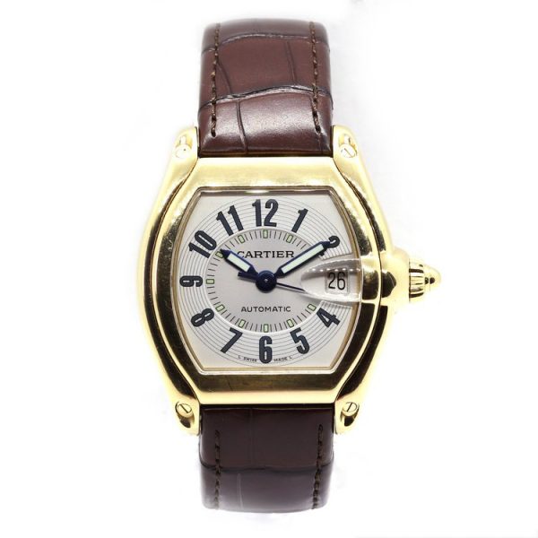 Cartier Roadster 18ct Yellow Gold 37mm Automatic Watch, Ref 2524