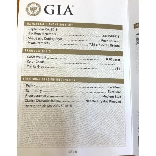 GIA Certified 5.1ct Diamond Pear Cluster Drop Earrings