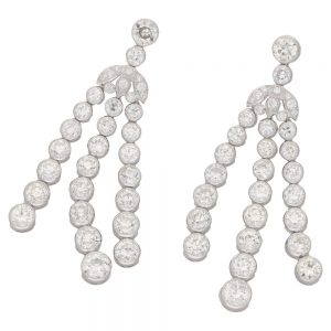 15.98ct Diamond Drop Earrings