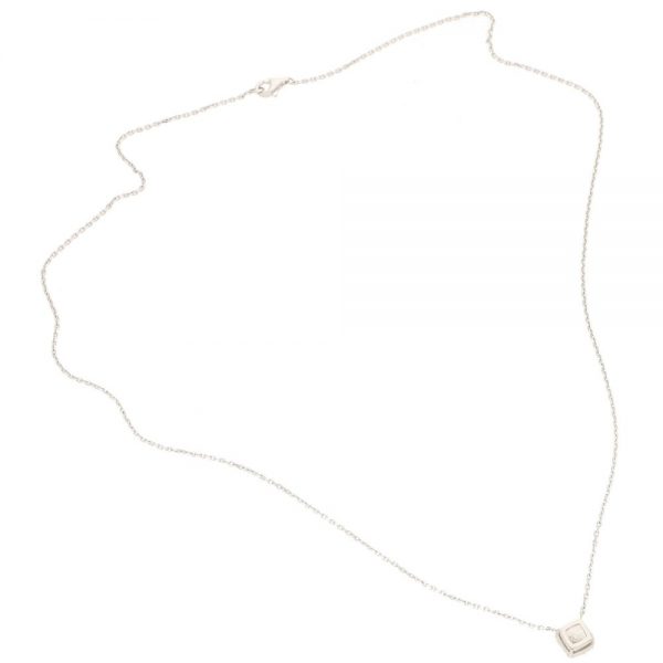 Certified 1.70ct Cushion-Cut Diamond Solitaire Pendant Necklace