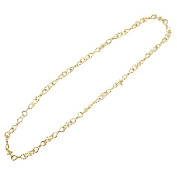 Vintage Tiffany and Co 18ct Yellow Gold Fancy Link Infinity Style Chain Necklace